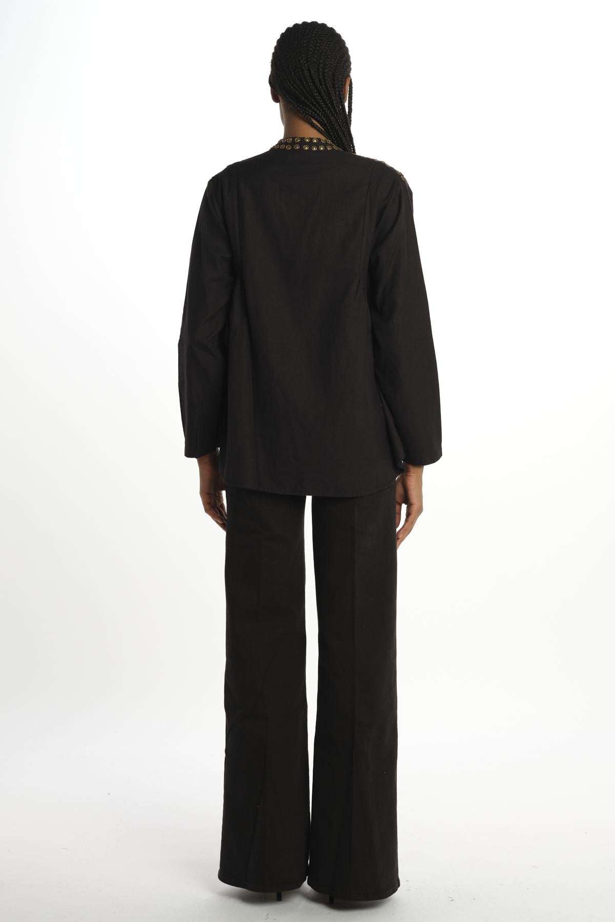  BLING BLOUSE BLACK v de vinster 