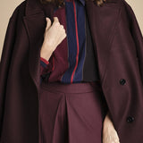 camicia con collo a pannelli BL_3261T BURGUNDY bodice 