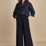 camicia in taffetas 5N25 BLU aspesi 