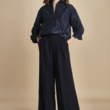 camicia in taffetas 5N25 BLU aspesi 