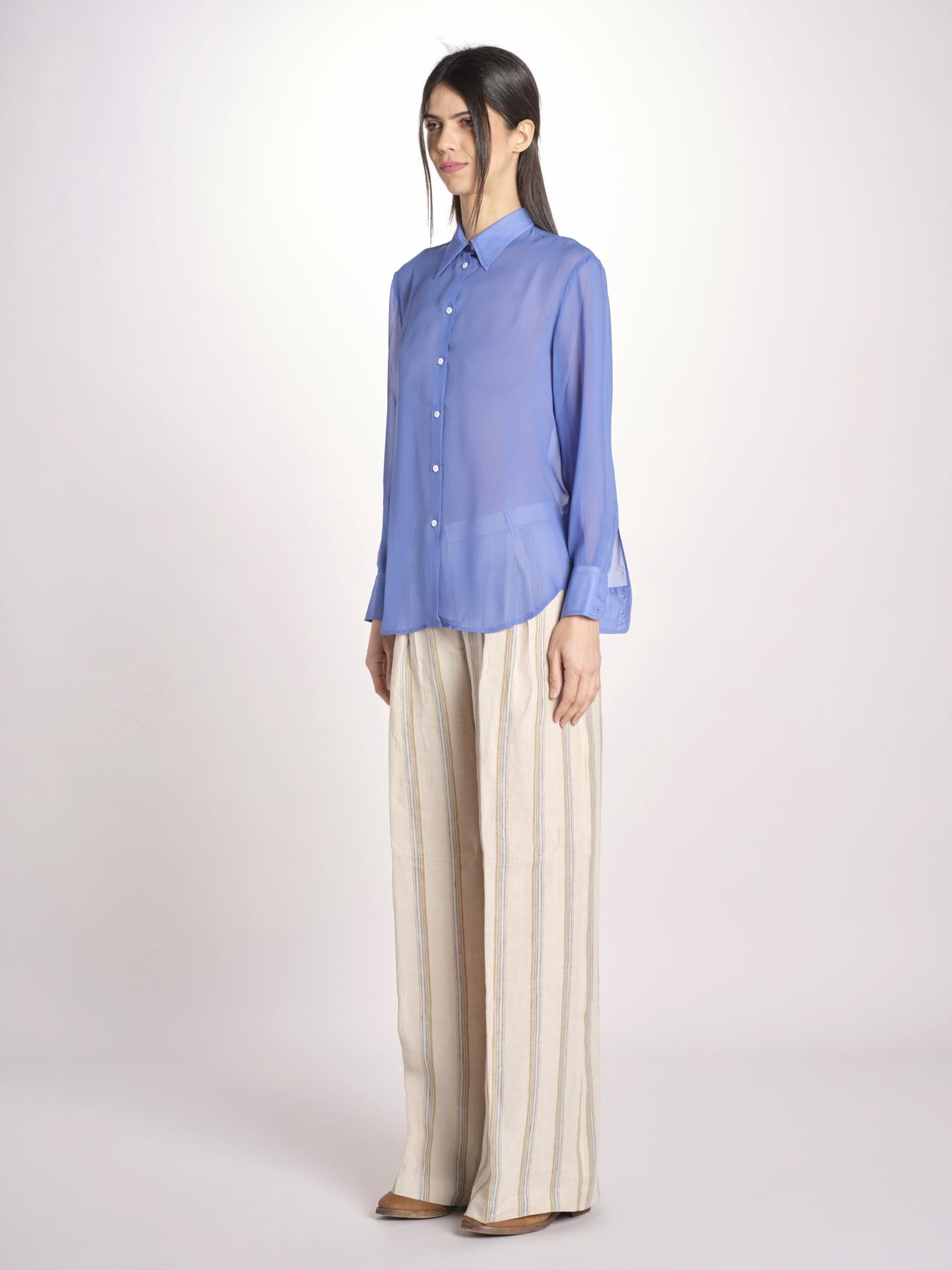 camicia uomo in seta P29D0SELMA SERENITY massimo alba 