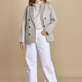 VATI blazer double BEVN552 NATURAL hartford 