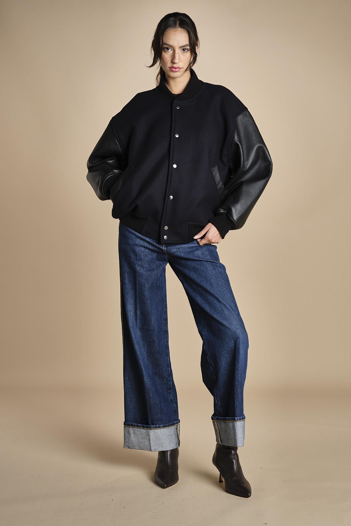 denim con risvolto THE CUFFED WIDE 2021210 SPENDER SPCR frame 