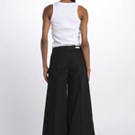 Pantalone GRACE taschina misto lino zampa GRACE TMLS06 099 ps don't forget me 