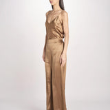 pantalone in seta JF009609 CINNAMON 0605 joseph 