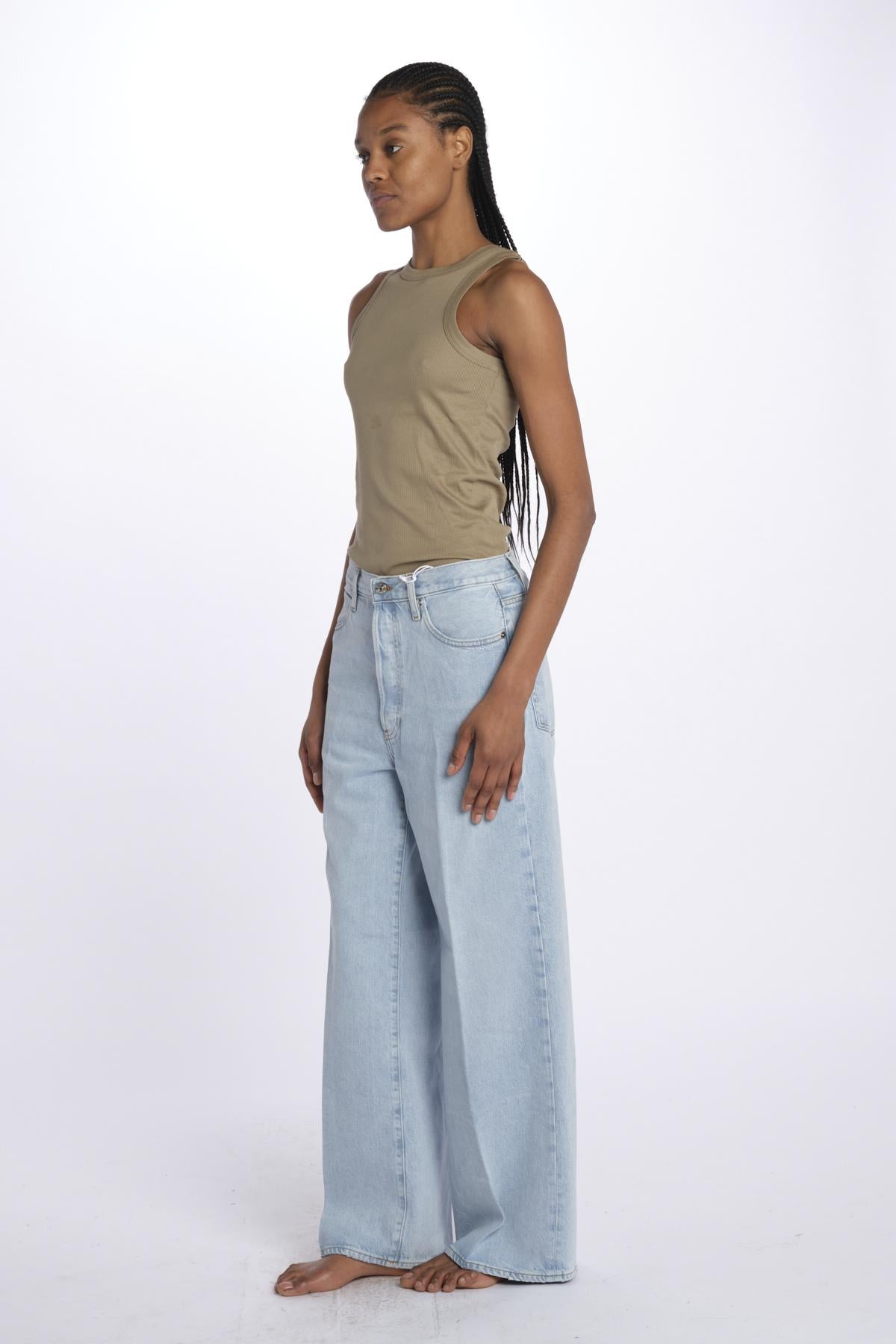 Denim LE LOW BAGGY fondo stracciato LLBW967 ATTIE frame 