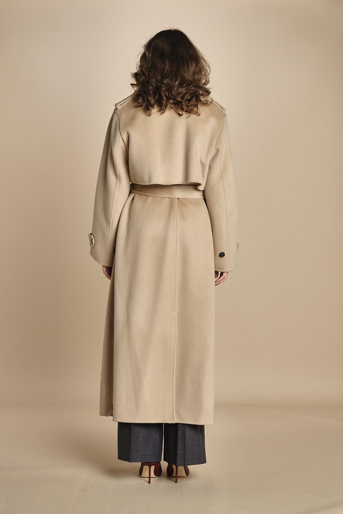 trench double lungo over COLETTE ANN IO111143 CAMMELLO ivy oak 