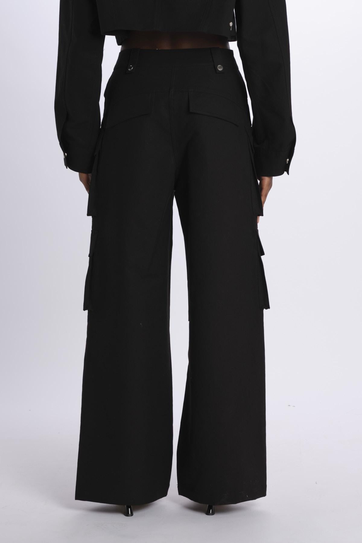 Pantaloni con tasconi LV24S-PT11 BLACK lvir 