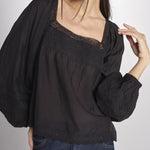Camicia con scollo quadrato GIOVANNA 2HVA27-V09848 NOIR vanessa bruno 