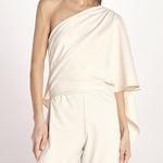 tuta asimmetrica RIO S26-142 004 IVORY oscar 