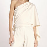 tuta asimmetrica RIO S26-142 004 IVORY oscar 