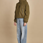 giubbotto in nyloncon interno pelo HERNA MILITARY bellerose 