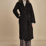 cappotto vestaglia double CELIA IO111046 BR291 ivy oak 