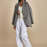 maglia con scollo a v e manica a campana by milaura. D2500894 29001 BIANCO milaura 
