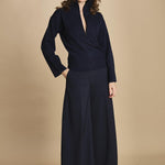 maglia mezza zip MIL14 25030 BLU milaura 