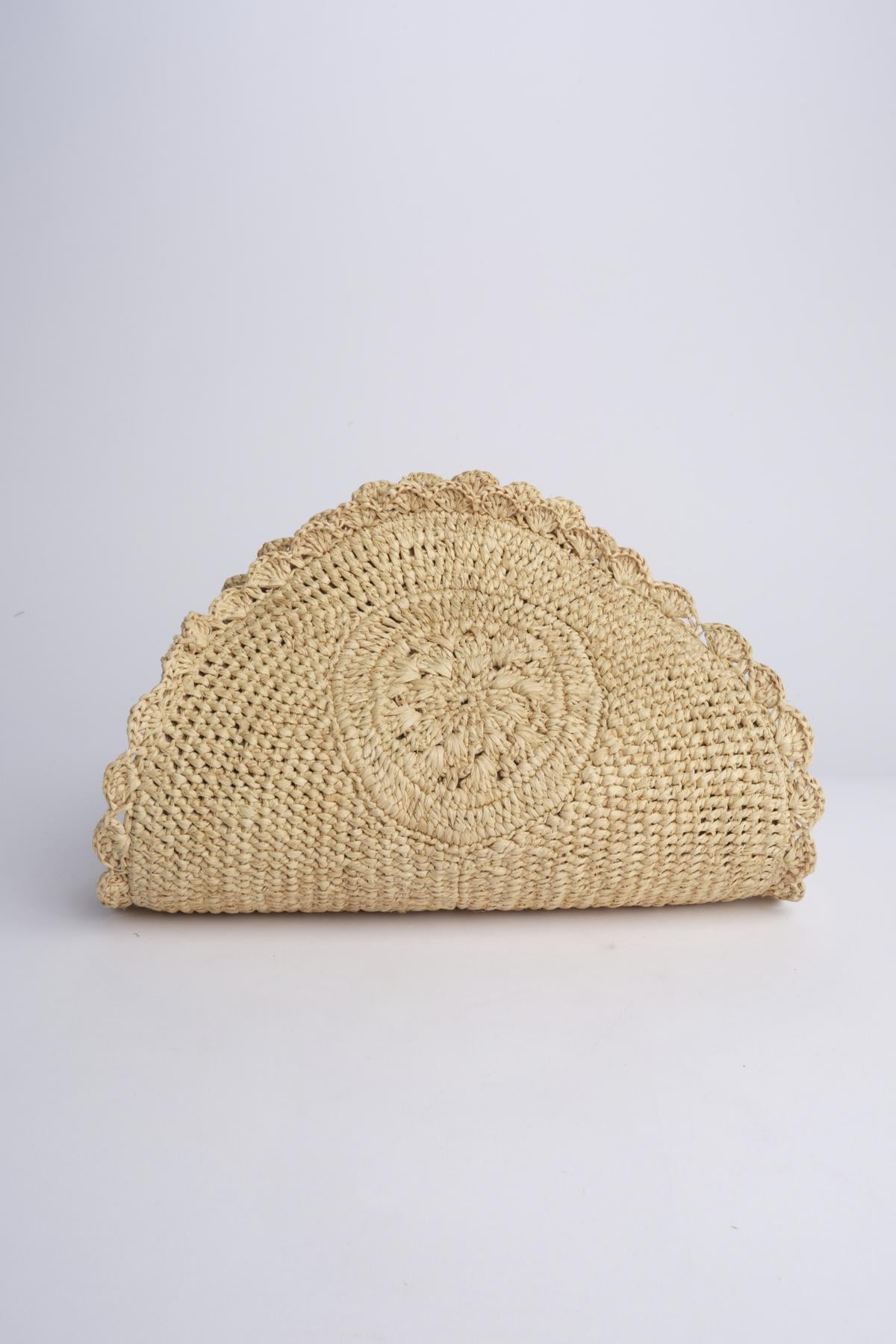 NONO pochette rafia 01BG541 BEIGE bagatelle france 