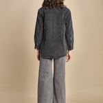 camicia in denim SOFIA CARBON fam 