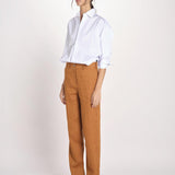Pantalone over 16P013LI011 P632 CHESTNUT ines de la fressange 