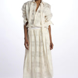 Gonna Jacquard PHOEBE SKIRT WHITELACE jejia 