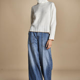 maglia dolcevita over SAMANTHA PANNA CAMMELLO tenne' 