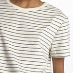 T-shirt girocollo spugna righe SKY DREAMERS BIANCO howlin' 