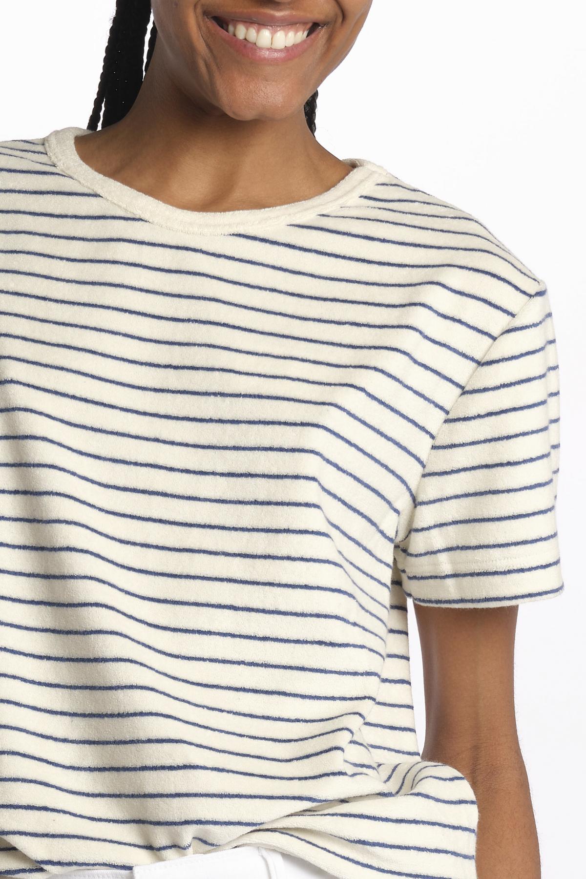 T-shirt girocollo spugna righe SKY DREAMERS BIANCO howlin' 