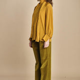 camicia collo alto con rouches GUIDO 2525116036600 012 weekend maxmara 