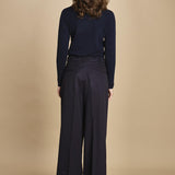 pantalone con 2 pinces ed elastico. PAN0241 BLE1935W soeur 