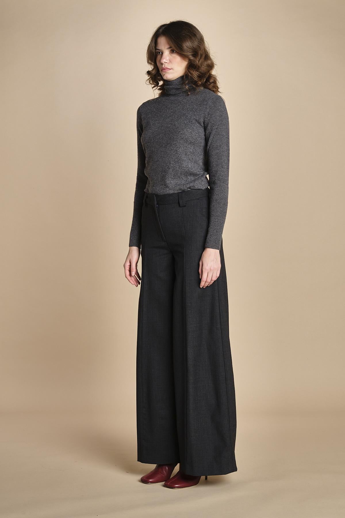 pantalone palazzo ALMA TLWC3101W0206ABTPB BLACKBOARD T0037 the latest 