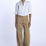 Pantalone NADIA co/ stretch NADIA NAC120 P01 CAMEL nine in the morning 