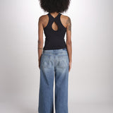 canottiera con scollo sul retro GEMMA ENCRE ba&sh 