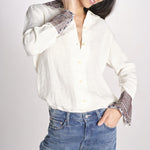 Camicia in lino LOUDI OFF WHITE jupe by jackie 