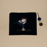 bustina con sciatore C24P0667 BLACK milaura 