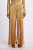 Long pleated trousers