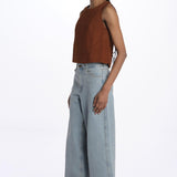 PAMPA top gabardina CHE1006PAMPA MAR1822S soeur 
