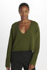 Oversized V-neck sweater