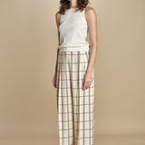 pantaloni a quadri TRAVEL CHECK BORD crida 