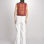 gilet con ricami SUNA GILET RUST antik batik 
