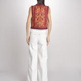 gilet con ricami SUNA GILET RUST antik batik 