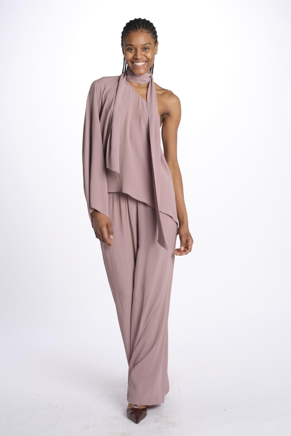 Pantalone con elastico 40805-412 BOIS DE ROSE federica tosi 