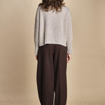 maglia dolcevita in moulinè MIL1 MOULINE 14020 BEIGE milaura 