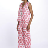 Gilet BAO TOP ricamo fiori S25016 EYELETRED sundress 