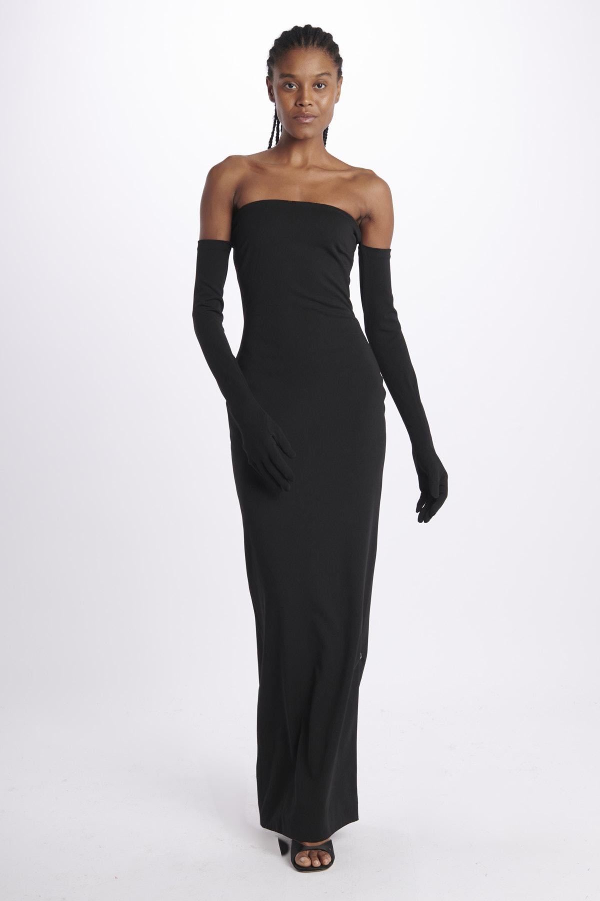  TULLIAMAXIDRESS BLACK solace 