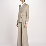 giacca doppiopetto a 6 bottoni DELIA 33055 503 26 MORO quelledue 