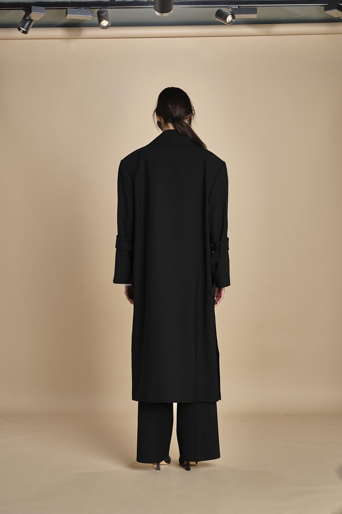 tremch gessato in gabardine N0425248 R911 n21 