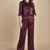 camicia in raso CANOLI PRUNE ba&sh 