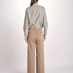 pantalone solaro P29D0LAMIA coffee massimo alba 