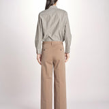 pantalone solaro P29D0LAMIA coffee massimo alba 