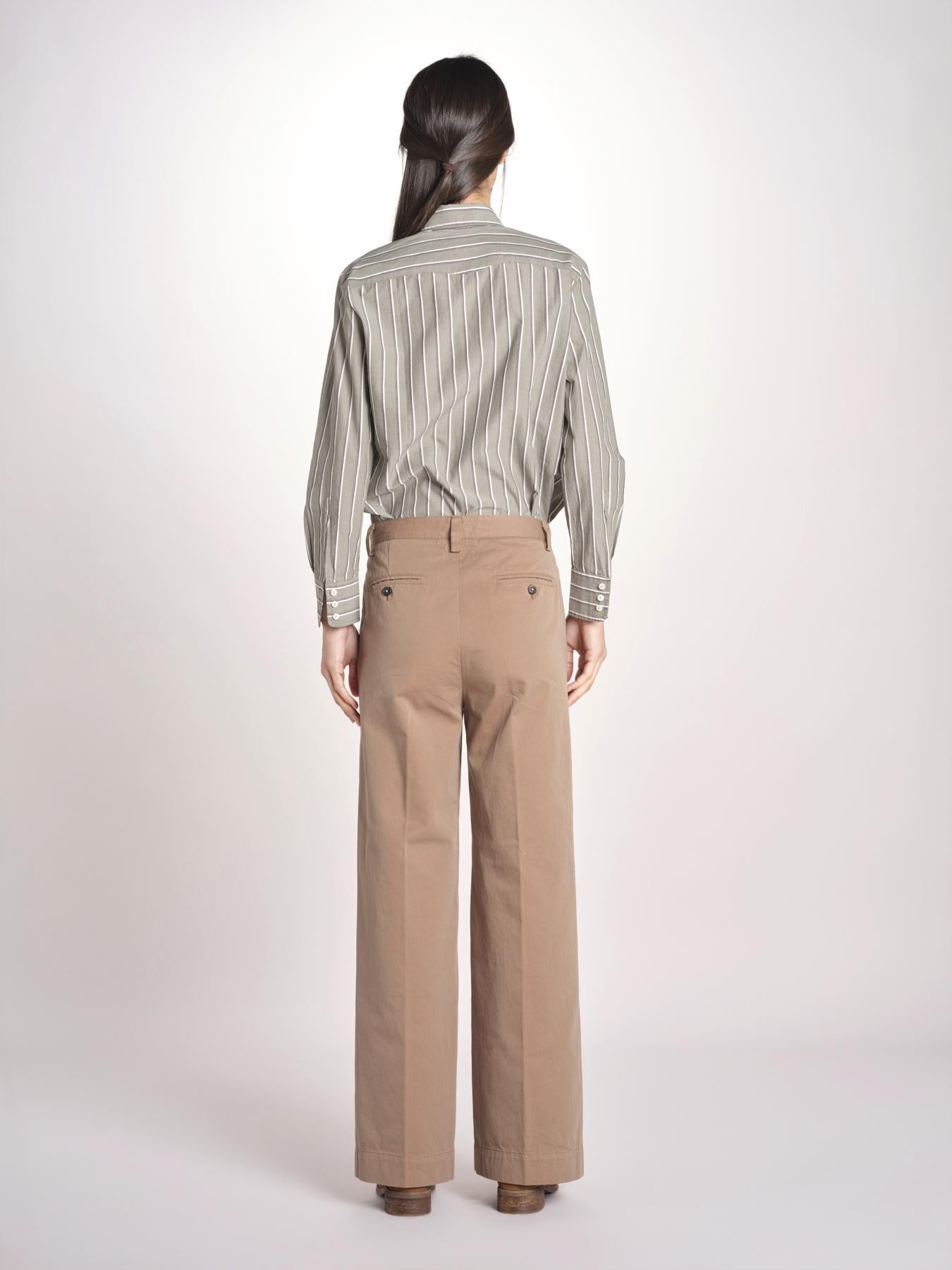 pantalone solaro P29D0LAMIA coffee massimo alba 