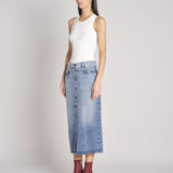 gonna lunga in denim con bottoni ASTI 2615101062600 006 BLU weekend maxmara 
